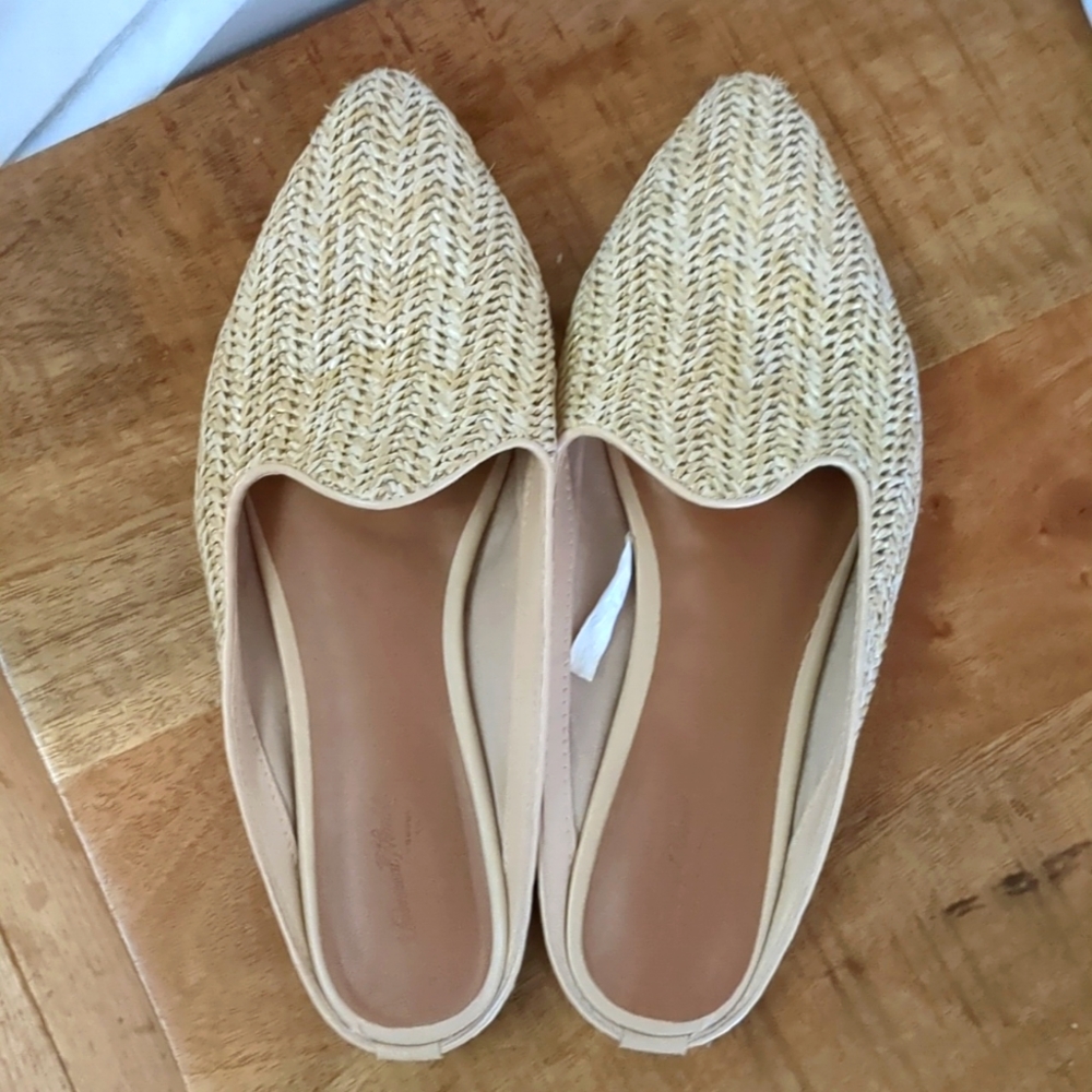 Target straw slip on loafer